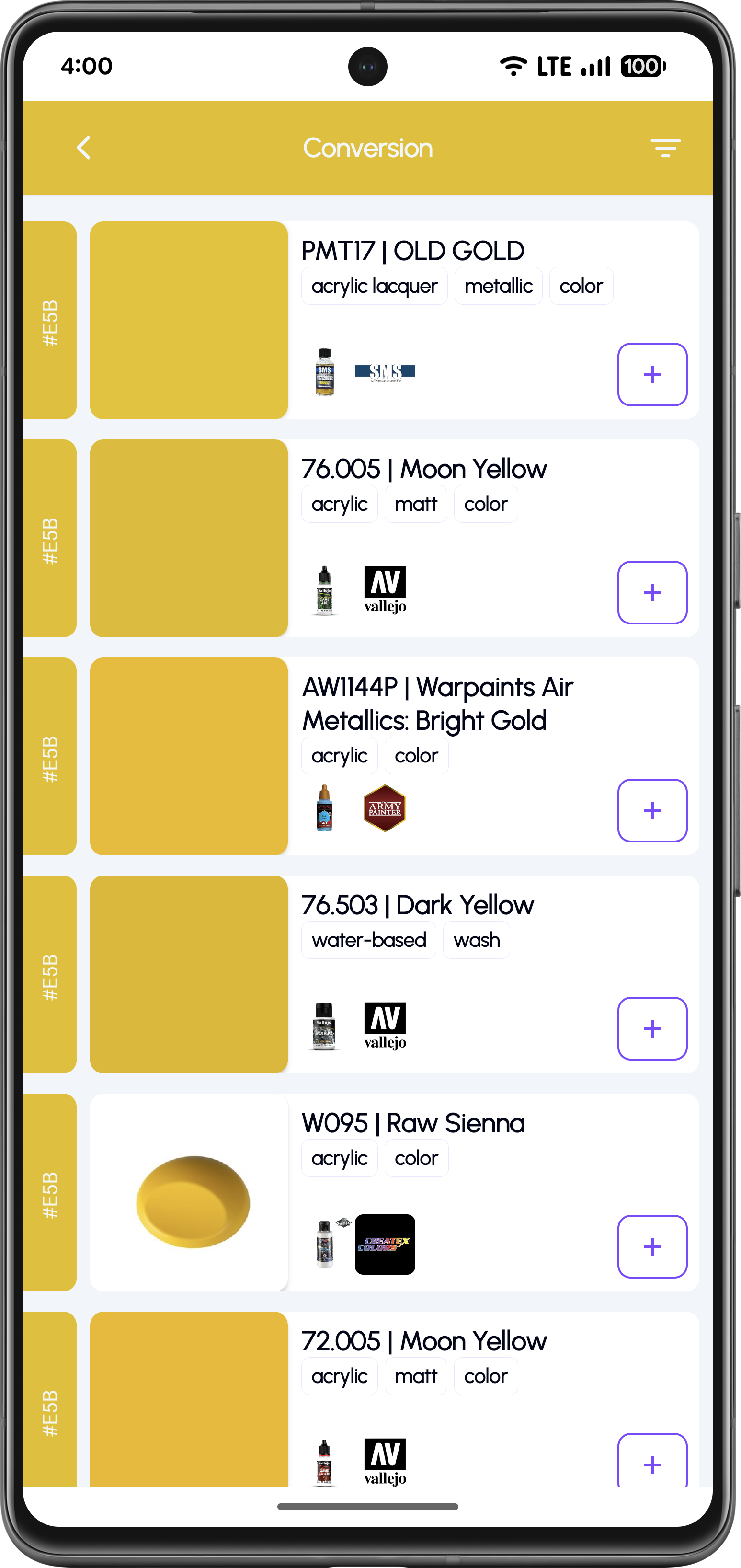 Convert to hobby paints