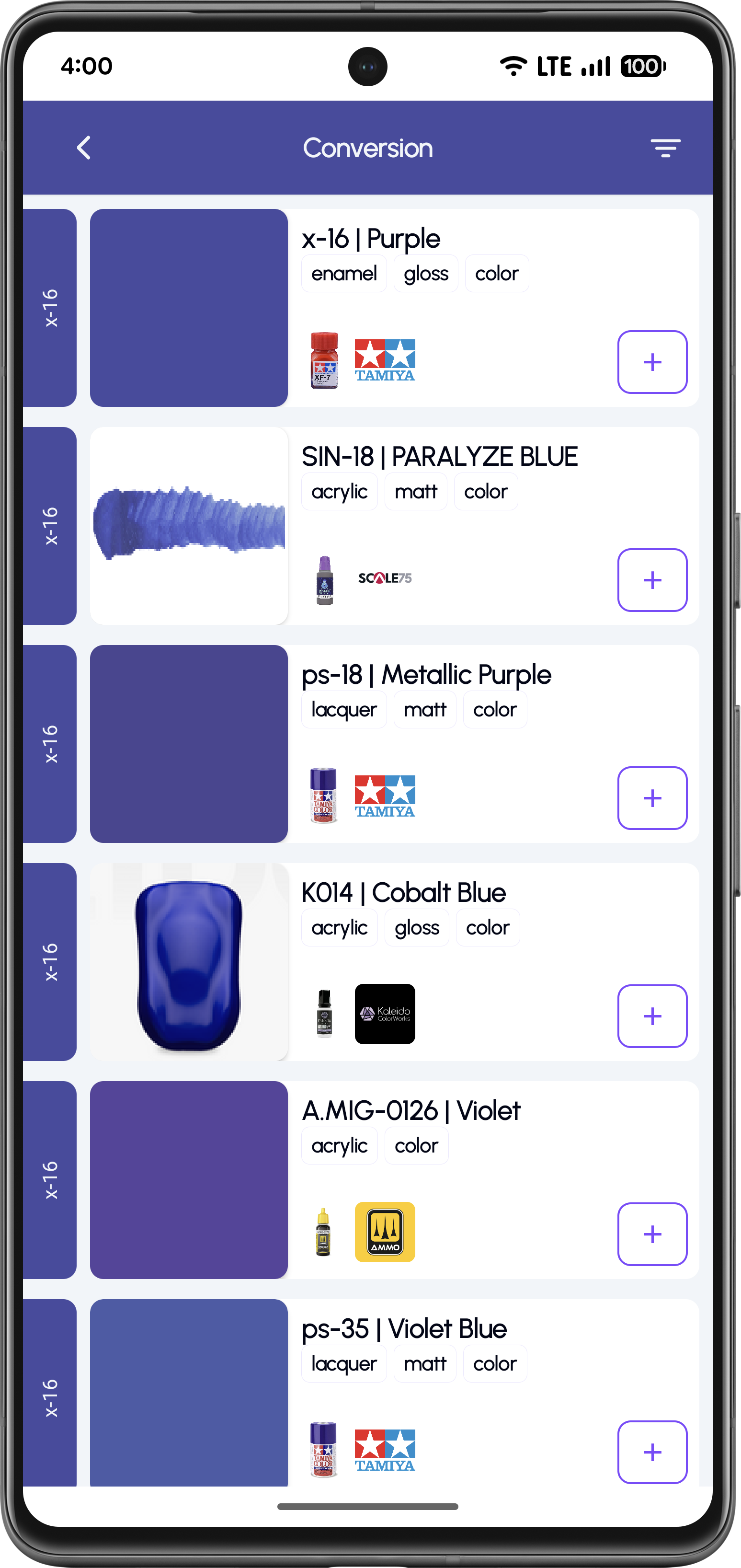View conversion results