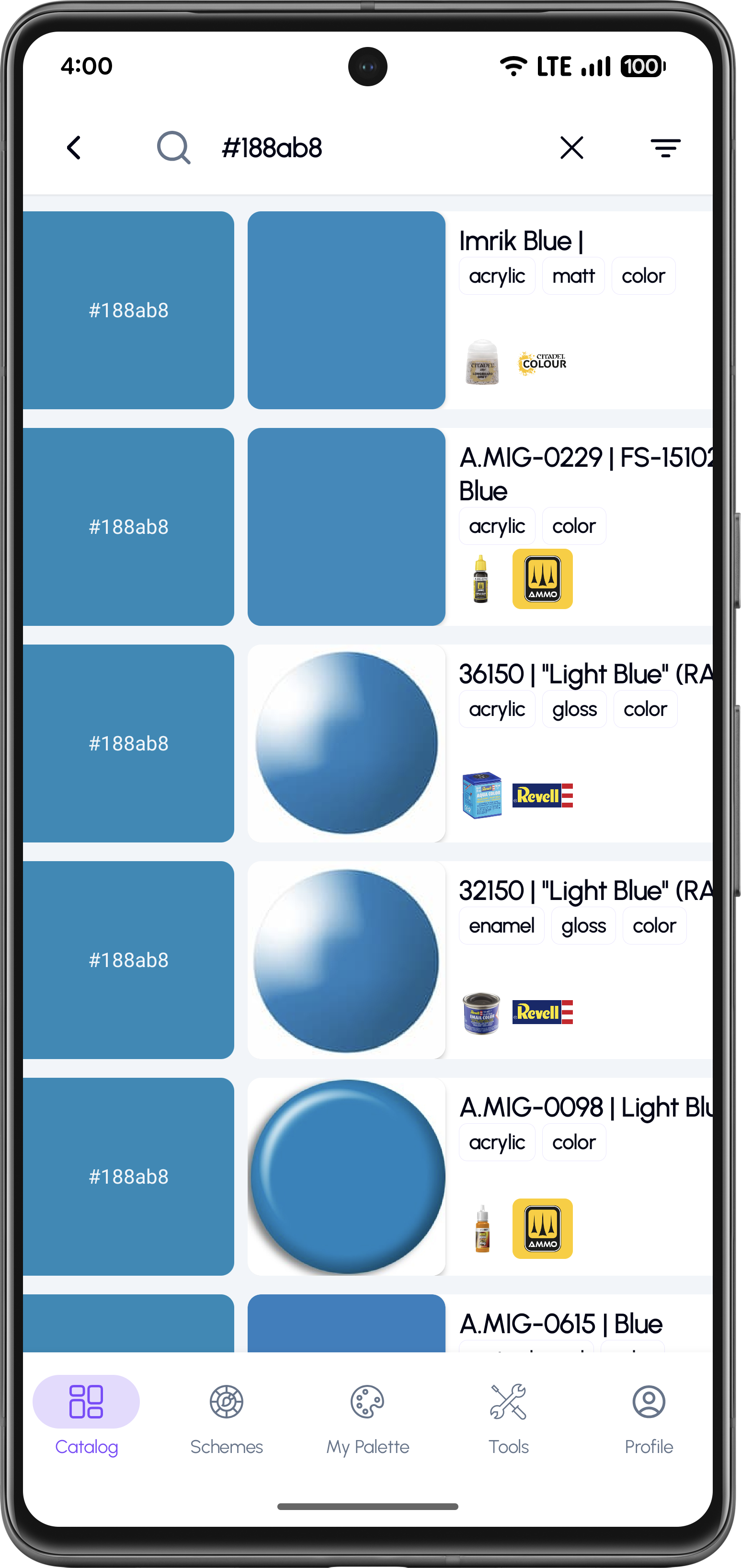 View similar paint results